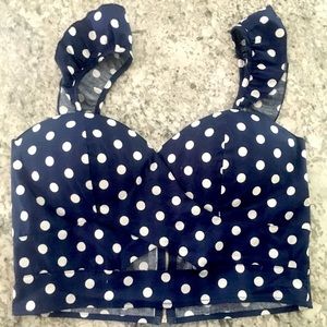 bustier type top